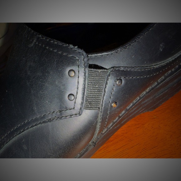 Dansko Phoebe Black Leather Professional Clogs Nursing Work Shoes Womens 39 /8.5 - Picture 5 of 8